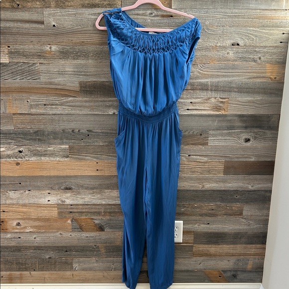 Ramy Brook Valentina Jumpsuit in True Blue Size XS NWT
